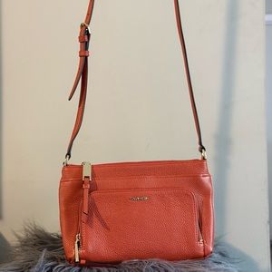 Calvin Klein orange crossbody